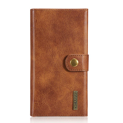Cajas de cuero a prueba de choques Flip Card Holder Wallet hermético al polvo del teléfono de la PU