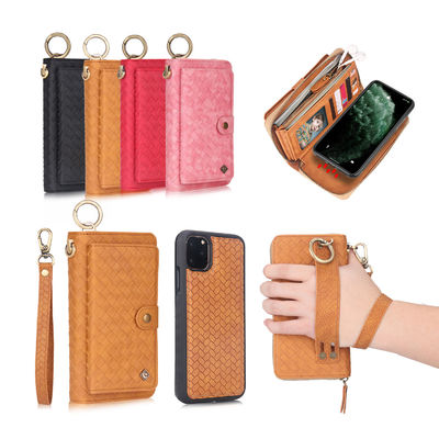 Estilo moderno de cuero de las cubiertas protectoras del teléfono celular de la caja del teléfono