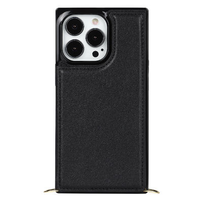 Lujo hermético al polvo de cuero auténtico inconsútil de las fundas protectoras de Iphone