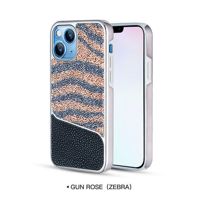 Caja personalizada del teléfono de Diamond Phone Cases Glossy Luxury Samsung hermética al polvo