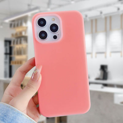 Capa de teléfono de silicona líquida para Apple 14 Promax iPhone 15 paquete completo