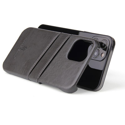 Caja exquisita de lujo de la cartera Iphone de la caja auténtica del cuero del OEM/del ODM