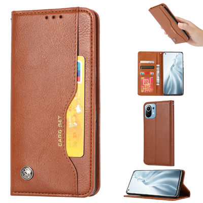 Auténtico de lujo Scratchproof personalizada de cuero de la caja del teléfono de Xiaomi