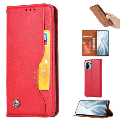 Auténtico de lujo Scratchproof personalizada de cuero de la caja del teléfono de Xiaomi