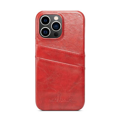 Favorable durabilidad de Max Leather Phone Cases Dirtproof del iPhone 14 de encargo