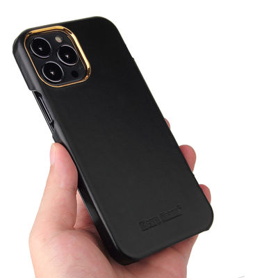 Caja durable del teléfono de la protección de las cajas de cuero superiores del teléfono del ODM exquisita