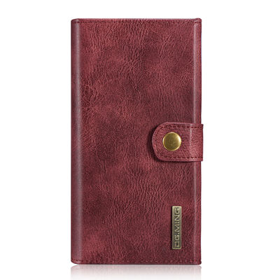 Cajas de cuero a prueba de choques Flip Card Holder Wallet hermético al polvo del teléfono de la PU