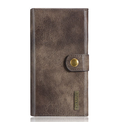 Cajas de cuero a prueba de choques Flip Card Holder Wallet hermético al polvo del teléfono de la PU