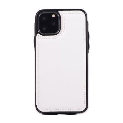 Cubierta inofensiva del iPhone 11 de la PU del teléfono móvil de la caja de cuero a prueba de choques de la cartera