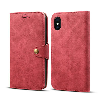 El teléfono de cuero auténtico de la PU encajona la funda a prueba de choques del teléfono amistosa