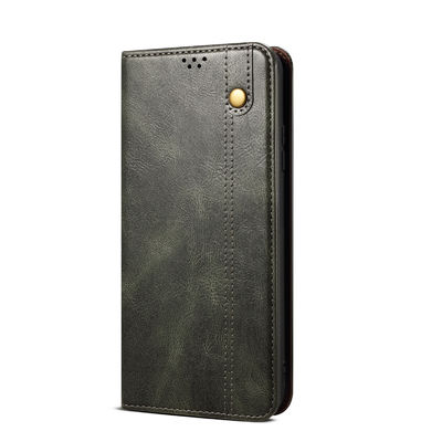 Caja de lujo hermética al polvo del teléfono de la cartera de la funda de piel auténtica exquisita de Iphone