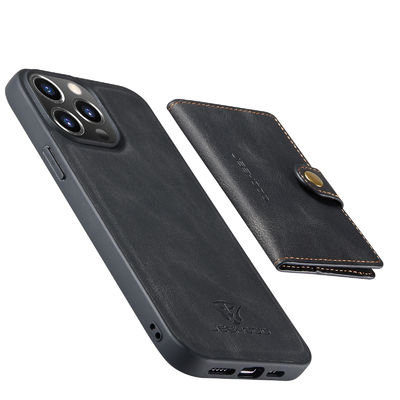 Caja impermeable a prueba de choques del teléfono del ODM del caso de cuero de lujo inconsútil de Iphone