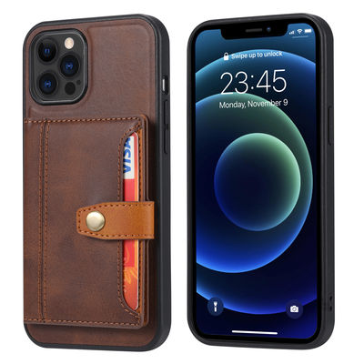 El teléfono de cuero moderno del OEM encajona premio a prueba de choques de la caja del teléfono de la cartera