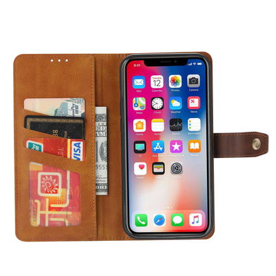 Cajas protectoras del teléfono de las cajas de cuero materiales del teléfono a prueba de choques