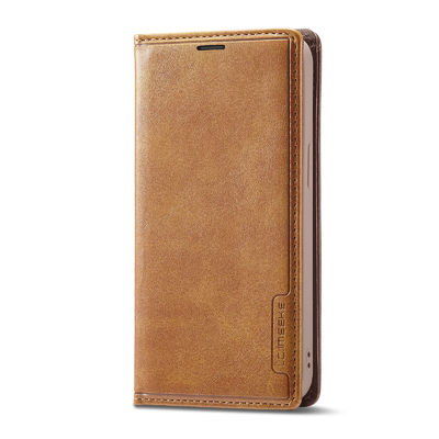 Estilo moderno del caso de Iphone de la caja del teléfono de la cartera de la caja roja de cuero del teléfono
