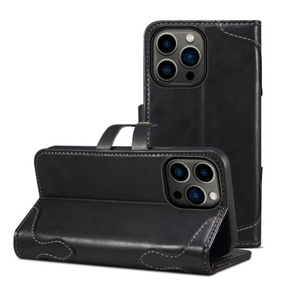Premio único de cuero auténtico de lujo de las cajas del teléfono celular de las cajas del teléfono