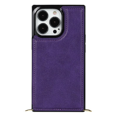 Lujo hermético al polvo de cuero auténtico inconsútil de las fundas protectoras de Iphone