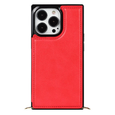 Lujo hermético al polvo de cuero auténtico inconsútil de las fundas protectoras de Iphone