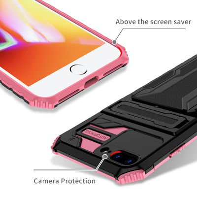 cuero de cuero de Iphone de la caja del teléfono de la cartera de la caja del teléfono del iPhone 7Leather