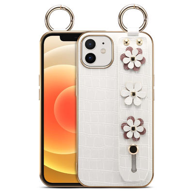 La PU modificada para requisitos particulares de las cajas del teléfono de LG cubre a Lanyard Strap con cuero a prueba de choques