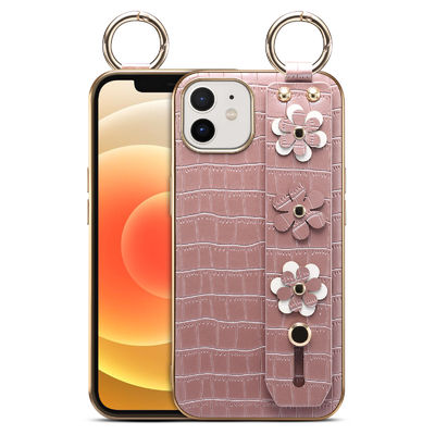 La PU modificada para requisitos particulares de las cajas del teléfono de LG cubre a Lanyard Strap con cuero a prueba de choques