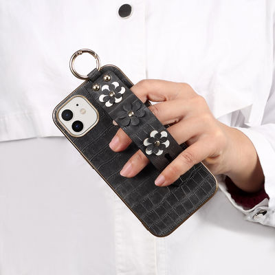 La PU modificada para requisitos particulares de las cajas del teléfono de LG cubre a Lanyard Strap con cuero a prueba de choques