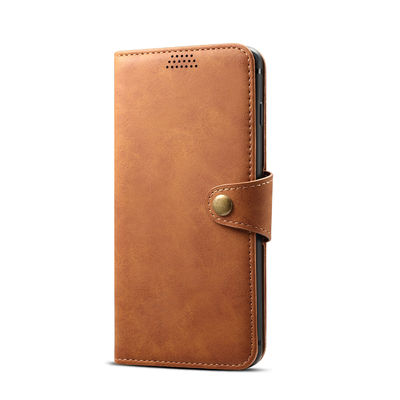 Auténtico de lujo Scratchproof de las fundas protectoras de cuero inconsútiles de Samsung
