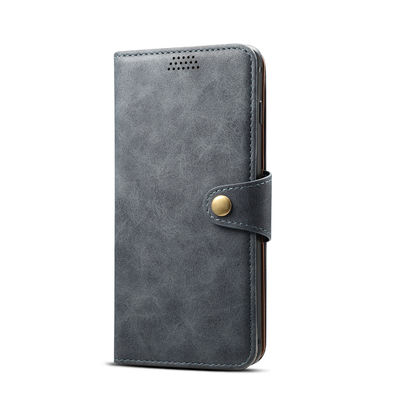 Auténtico de lujo Scratchproof de las fundas protectoras de cuero inconsútiles de Samsung