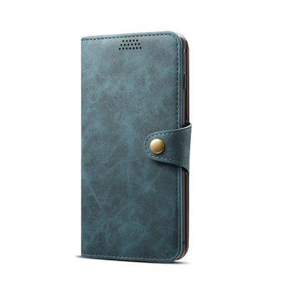 Auténtico de lujo Scratchproof de las fundas protectoras de cuero inconsútiles de Samsung
