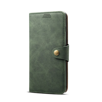 Auténtico de lujo Scratchproof de las fundas protectoras de cuero inconsútiles de Samsung