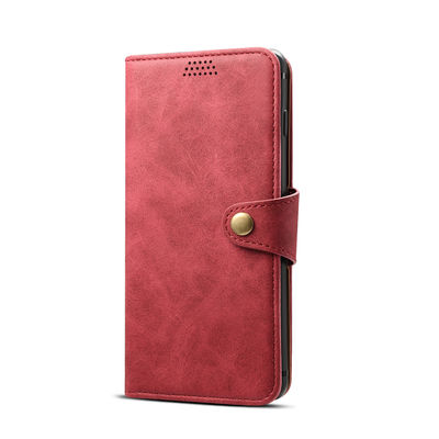Auténtico de lujo Scratchproof de las fundas protectoras de cuero inconsútiles de Samsung