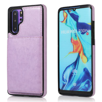 El teléfono a prueba de choques de cuero encajona la caja hermética al polvo del teléfono de la contraportada de TPU