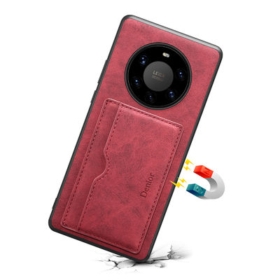 Bolso multifuncional de cuero auténtico de la tarjeta de la PU del portatarjetas de Magsafe