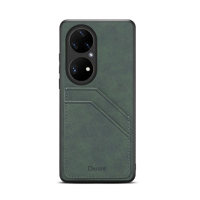 Auténtico a prueba de choques del portatarjetas del teléfono de cuero inconsútil de la cartera