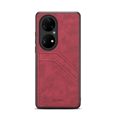 Auténtico a prueba de choques del portatarjetas del teléfono de cuero inconsútil de la cartera