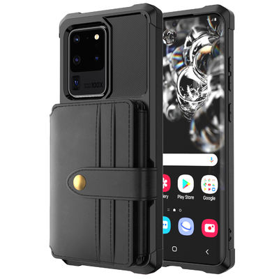 Caja de cuero retra desmontable de las fundas protectoras a prueba de choques de Samsung