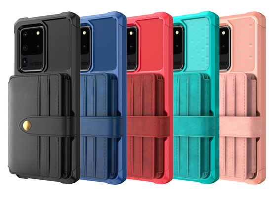Caja de cuero retra desmontable de las fundas protectoras a prueba de choques de Samsung