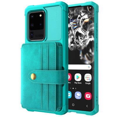 Caja de cuero retra desmontable de las fundas protectoras a prueba de choques de Samsung