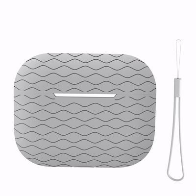 Caja del silicón del auricular del OEM para favorable hermético al polvo protector de AirPods