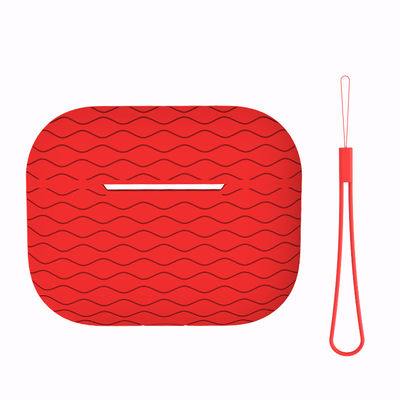 Caja del silicón del auricular del OEM para favorable hermético al polvo protector de AirPods