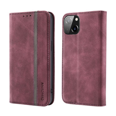 Caja de cuero superior del teléfono celular del ODM para Iphone 13 14 12 herméticos al polvo desmontables