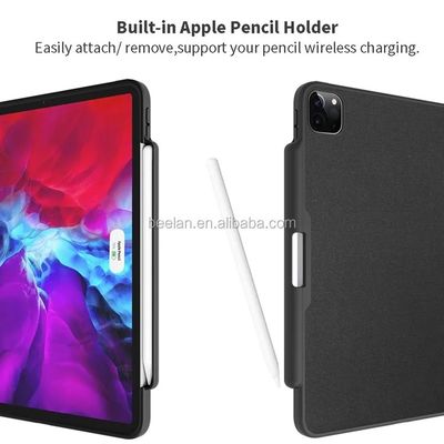 la PU a prueba de choques de 12,9 de la pulgada fundas protectoras de Ipad cubre ángulo con cuero multi