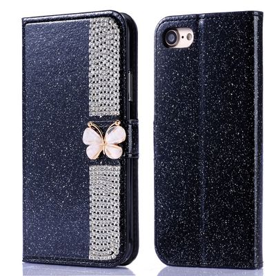 Capa de teléfono con incrustación de diamante electrolibrada para iPhone Xr Xs 11 12 13 14 Pro Max Cell Cover