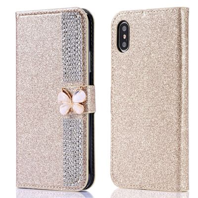 Capa de teléfono con incrustación de diamante electrolibrada para iPhone Xr Xs 11 12 13 14 Pro Max Cell Cover