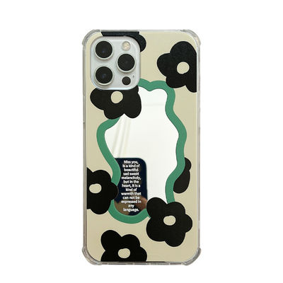 Casillas de teléfono celular de silicona lisa para el Iphone 8 Protección de material transparente