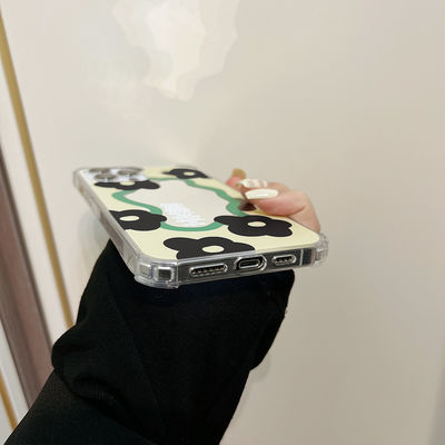 Casillas de teléfono celular de silicona lisa para el Iphone 8 Protección de material transparente