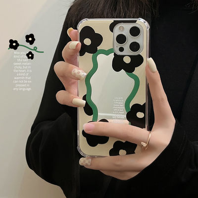 Casillas de teléfono celular de silicona lisa para el Iphone 8 Protección de material transparente