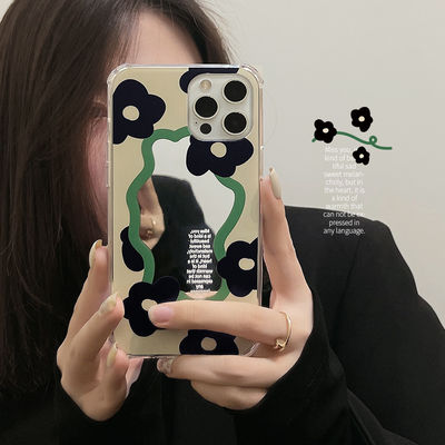 Casillas de teléfono celular de silicona lisa para el Iphone 8 Protección de material transparente