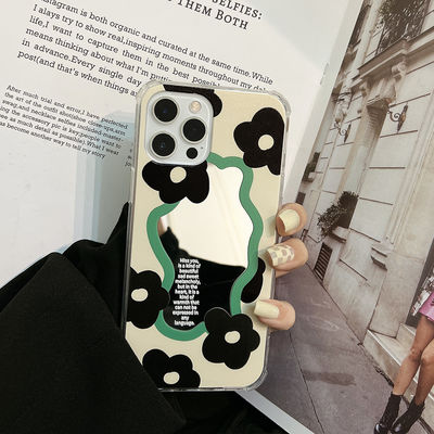 Casillas de teléfono celular de silicona lisa para el Iphone 8 Protección de material transparente