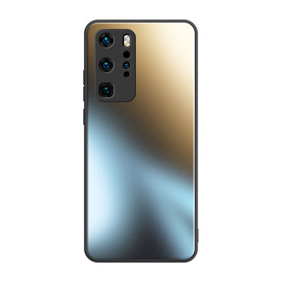 Casco de vidrio líquido congelado para teléfono P50 Lente todo incluido Protección contra caídas Casco de borde recto